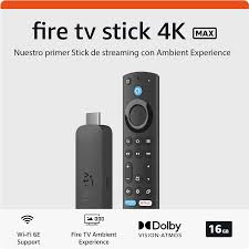 Amazon Fire Tv Stick 4k  GEN 2 (Sin Pilas) (Sin Trafo)